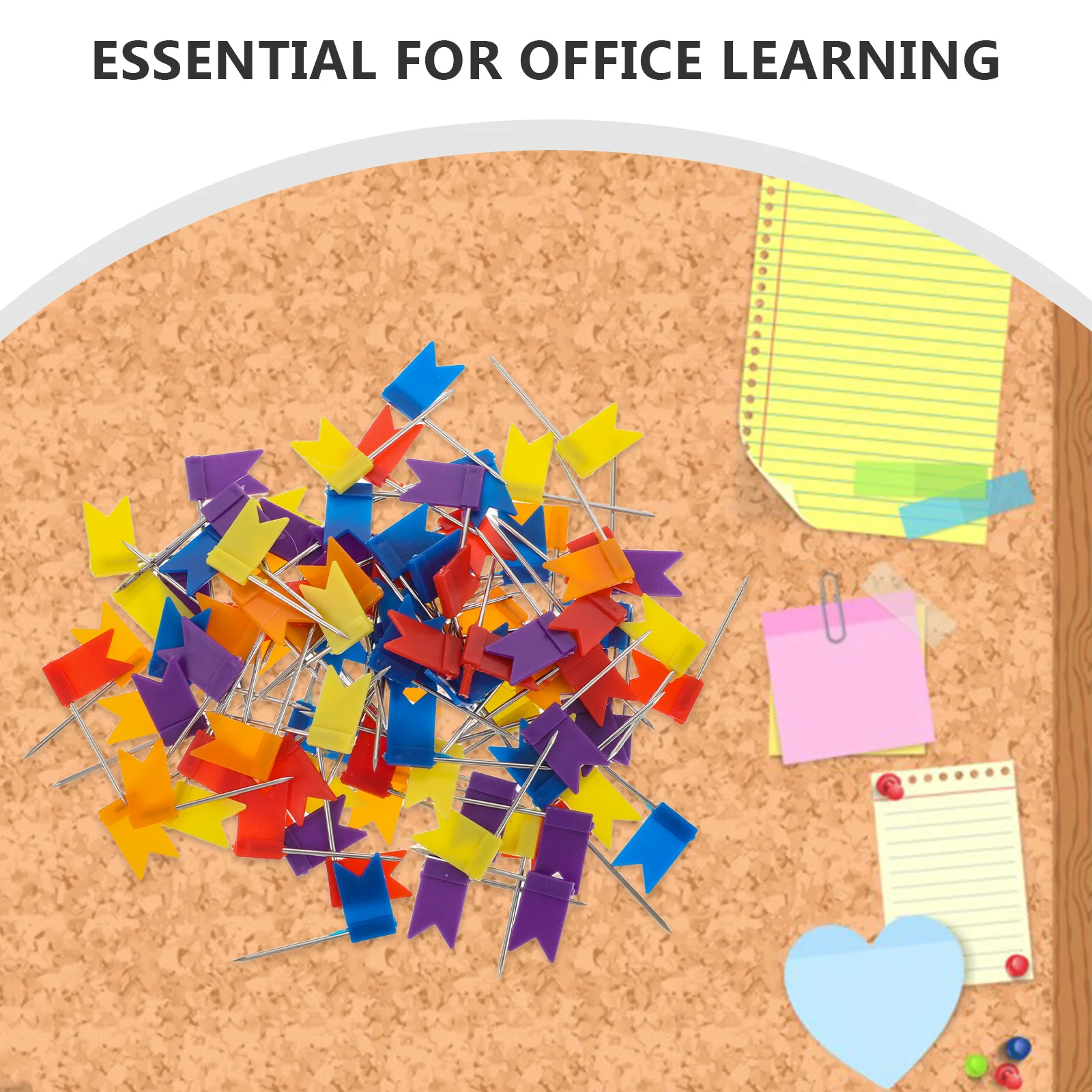 100 قطعة دبابيس العلم الملونة خريطة بمناسبة دبابيس ضغط للوحة الفلين خرائط السفر لوحات الإعلانات خريطة العلم لوحة الفلين الملحقات