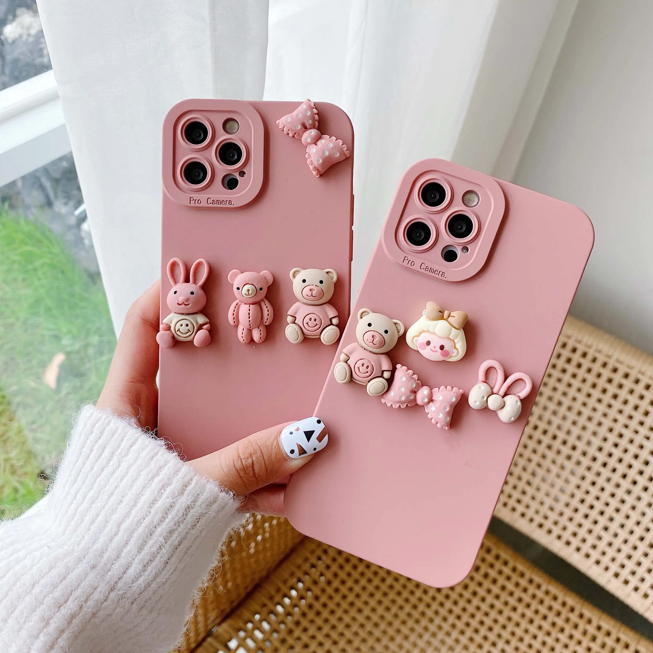 3D Cartoon Girl Animal Phone Case for Samsung A33 A32 A22 (5G) A13 A12 A31 Soft Silicon Cover On Samsung A73 A72 A71 A53 A52 A51