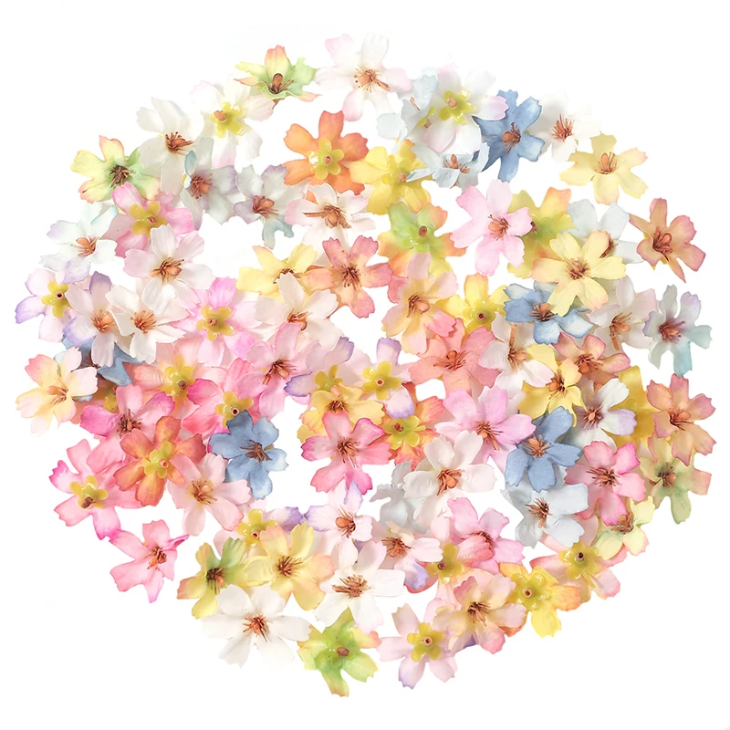 

30/50/100PCs 4cm Artificial Rose Flowers Heads Silk Fake Flowers for Home Dceor Wedding Decoration Craft Wreath Gifts Accessory