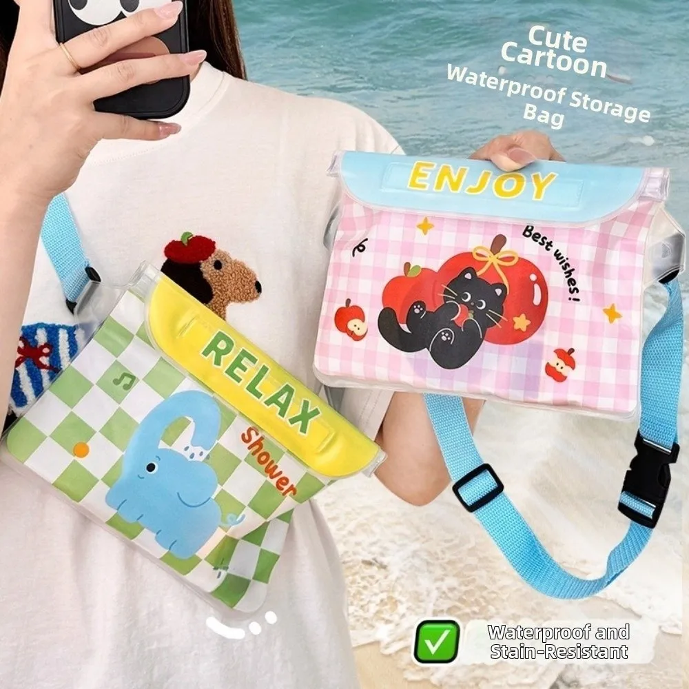 Large Capacity Waterproof Phone Case Adjustable Touch Screen Swimming Waist Pack Mobile Belt Bag Shoulder Bag view 2
