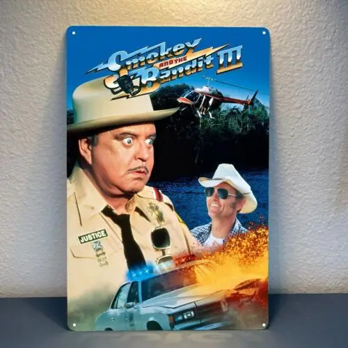 Smokey and the Bandit Movie Metallposter-Blechschild – 20 x 30 cm große Platte
