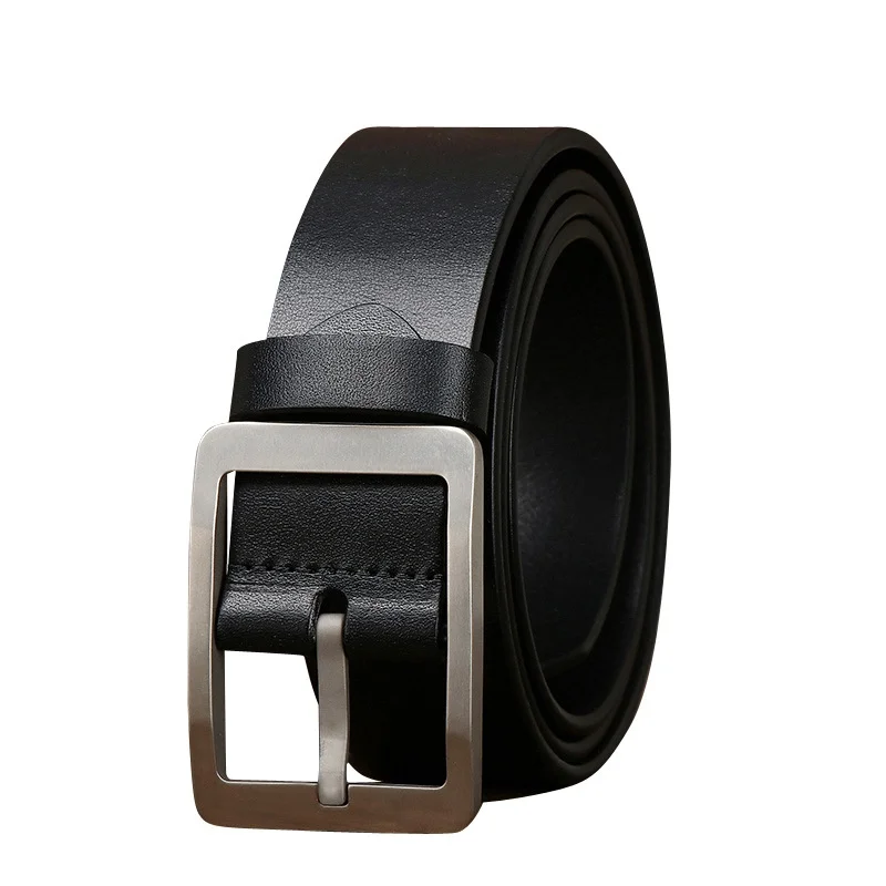 

SEEDAX Luxury Genuine Leather Top Cowhide Business Belt With Titanium Buckle for Men Perfect for Formal Occasion