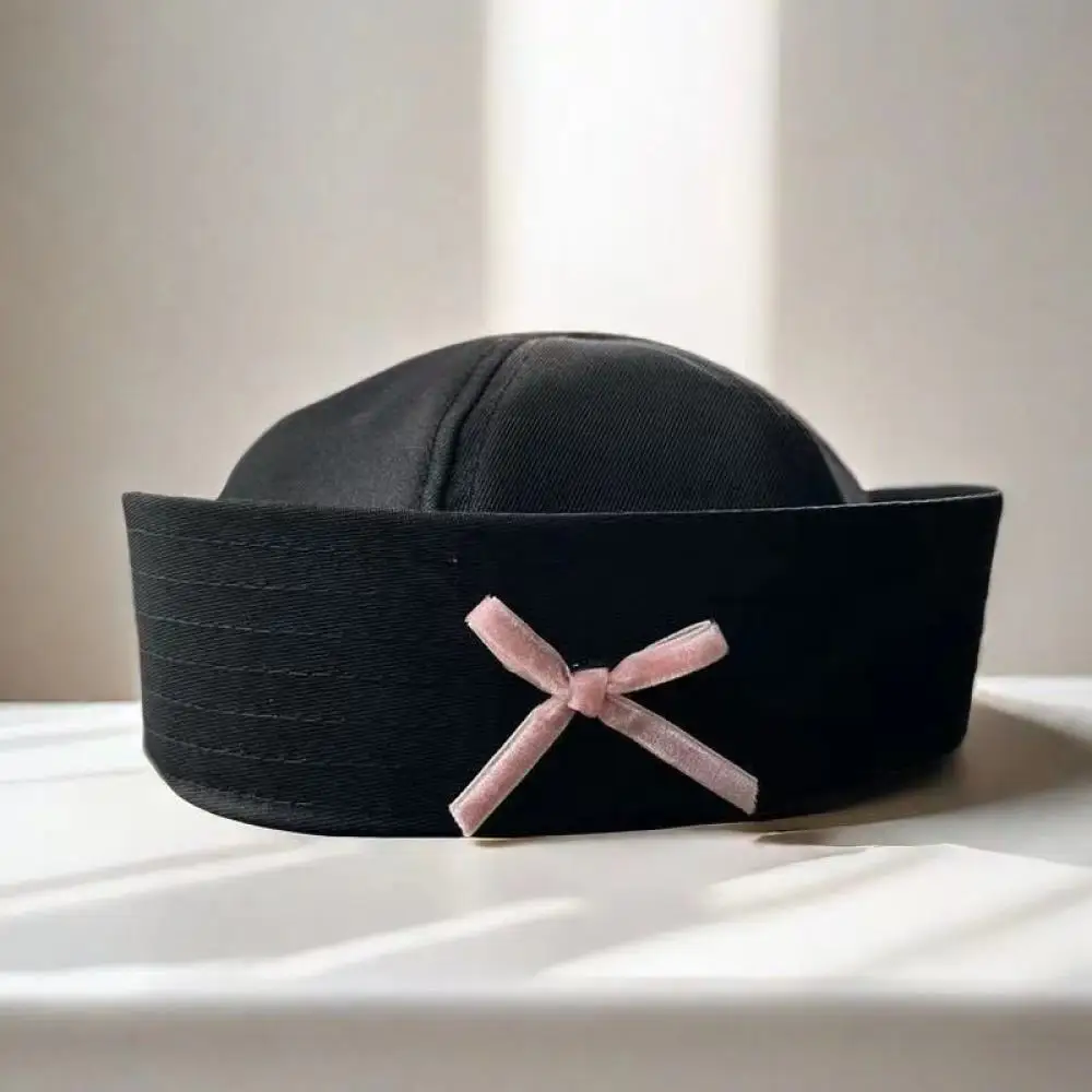 Classic White Sailor Hat Unisex Marine Style Cap Anchor Embroidery Role Play Accessory For Halloween Fancy Dress