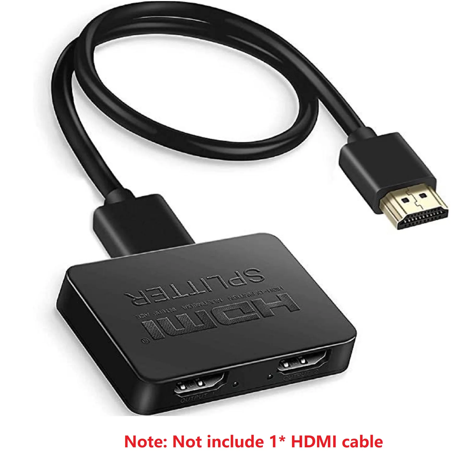 Разветвитель HDMI 4K, 1 в 2, переключатель HDMI 1x2, видеоразветвитель HDMI, усилитель с двойным дисплеем для HDTV Box, ПК, монитор, проектор, ноутбук