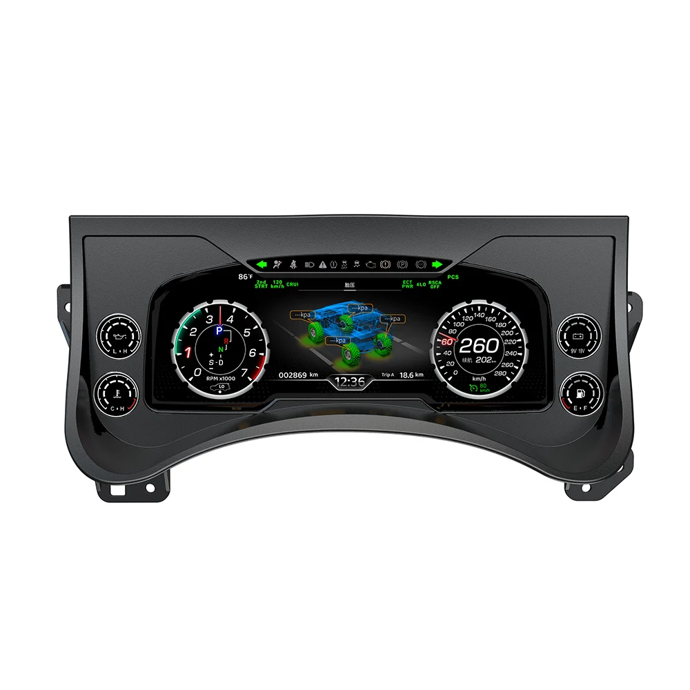 

ZWNAV Linux Car Digital Cluster Multifunctional LCD Speedometer Instrument Dashboard for 2003-2009 for Hummer H2
