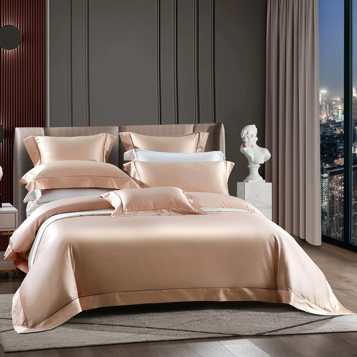 100% Egyptian Cotton Sheet Pil - огляд і ціна Silk Pillowcase Set
