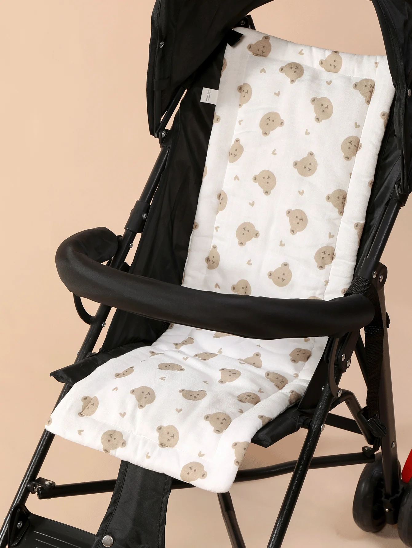 Baby Stroller Soft Seat Cushion with Cute Print, Comfortable & Soft, Kids Pushchair Seat Pad, Stroller Accessories