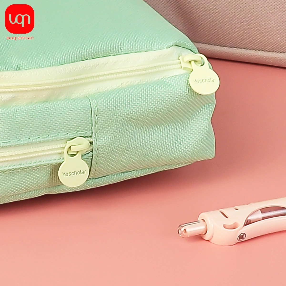 Large Capacity Pencil Bag Stationery Holder Box Canvas Pen Case Zipper Pencil Pouch Aesthetic School Cases School Supplies