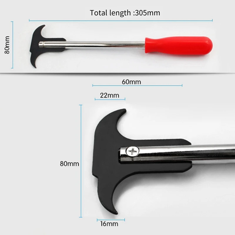 Крючок масляного уплотнения Инструмент для разборки масляного уплотнения Отвертка с двусторонней головкой Крючок масляного уплотнения Ключ для масляного уплотнения Красная ручка Простота в использовании