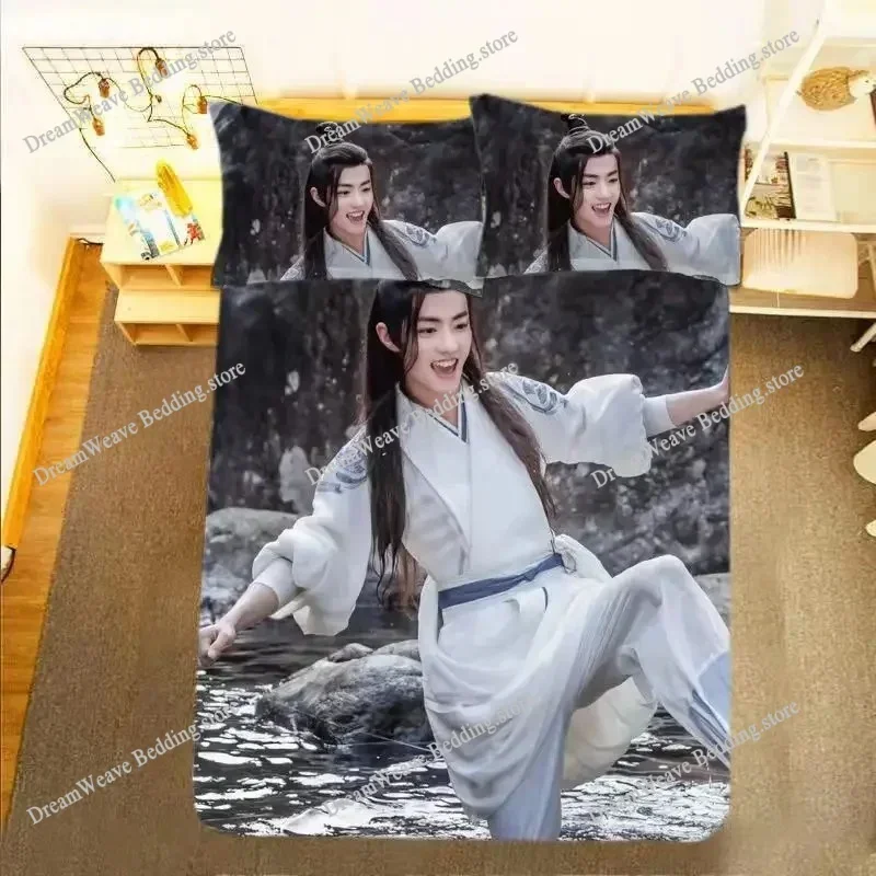 The Untamed Xiao Zhan Wang Yibo Bedding Set Duvet Cover 3d Bedding Fashion Design Decoration King Duvet Cover Set Double Bed Set