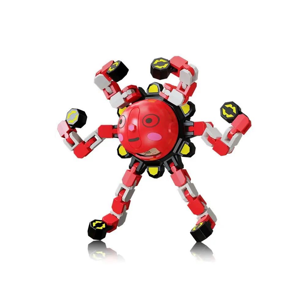 

Plastics Mechanical Luminous Gyroscope Robot Face Changing Fingertip Versatile Chain Interesting No Resistance