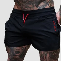 2026 Summer Gym Fitness Men's Shorts Woven sweatpants Thin Fashion Men Marathon Running Shorts Sports Breathable Training Pants