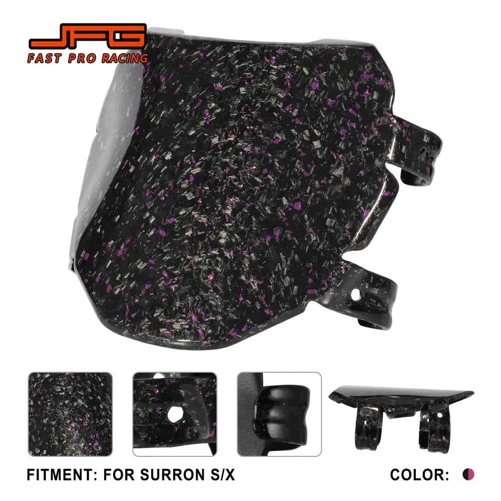 

Номерный номерной знак Funparts для Surron Lightbee S X Stark Varg, аксессуары для мотоциклов, настоящее углеродное волокно для Talaria Sting Bike