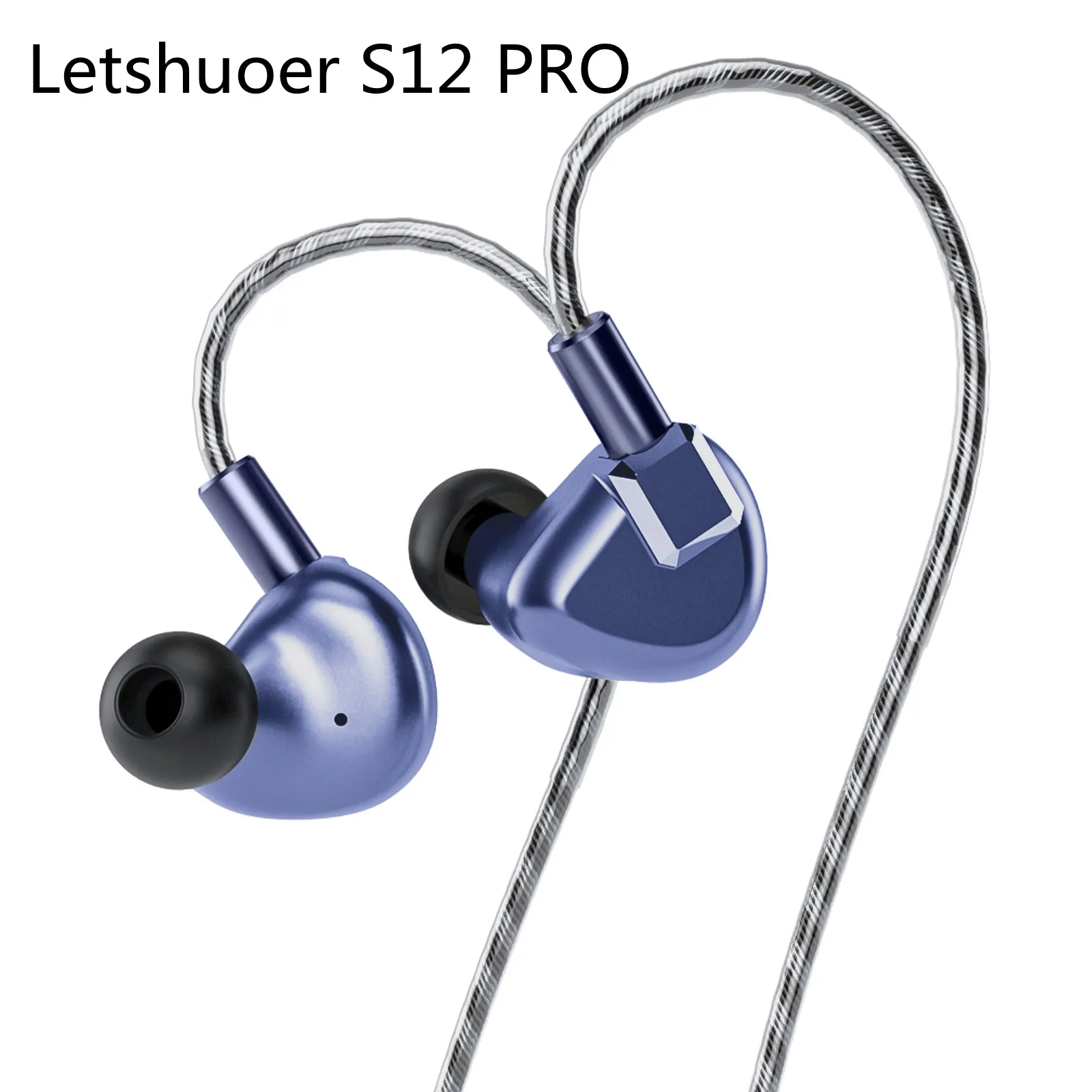 

Letshuoer S12 PRO Magnetic Planar Driver IEMs Hi-Fi Earphones Silver Plated Monocrystalline Copper Cable with 2.5/3.5/4.4mm plug