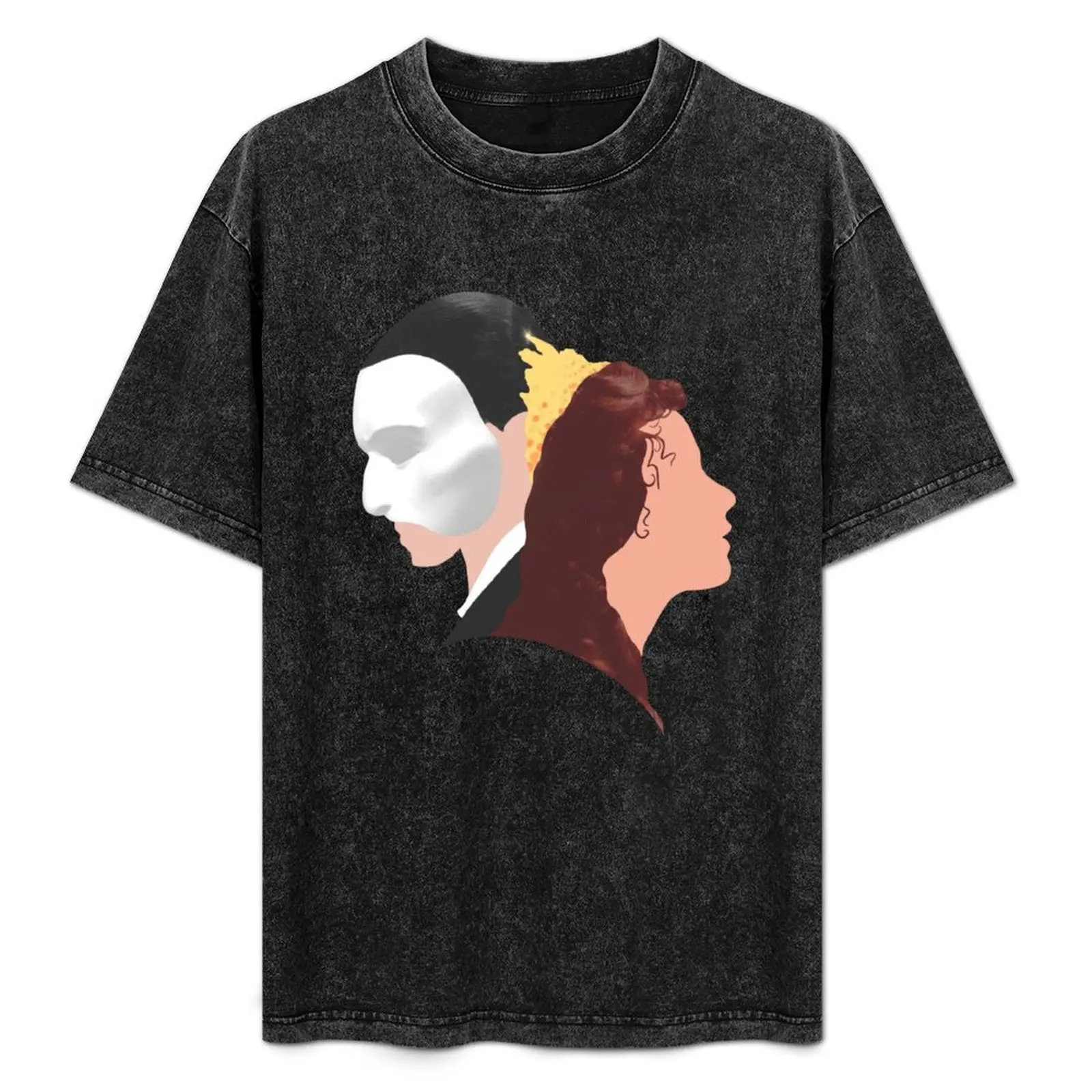 

Angel of music T-Shirt Large Size Loose Casual Tee