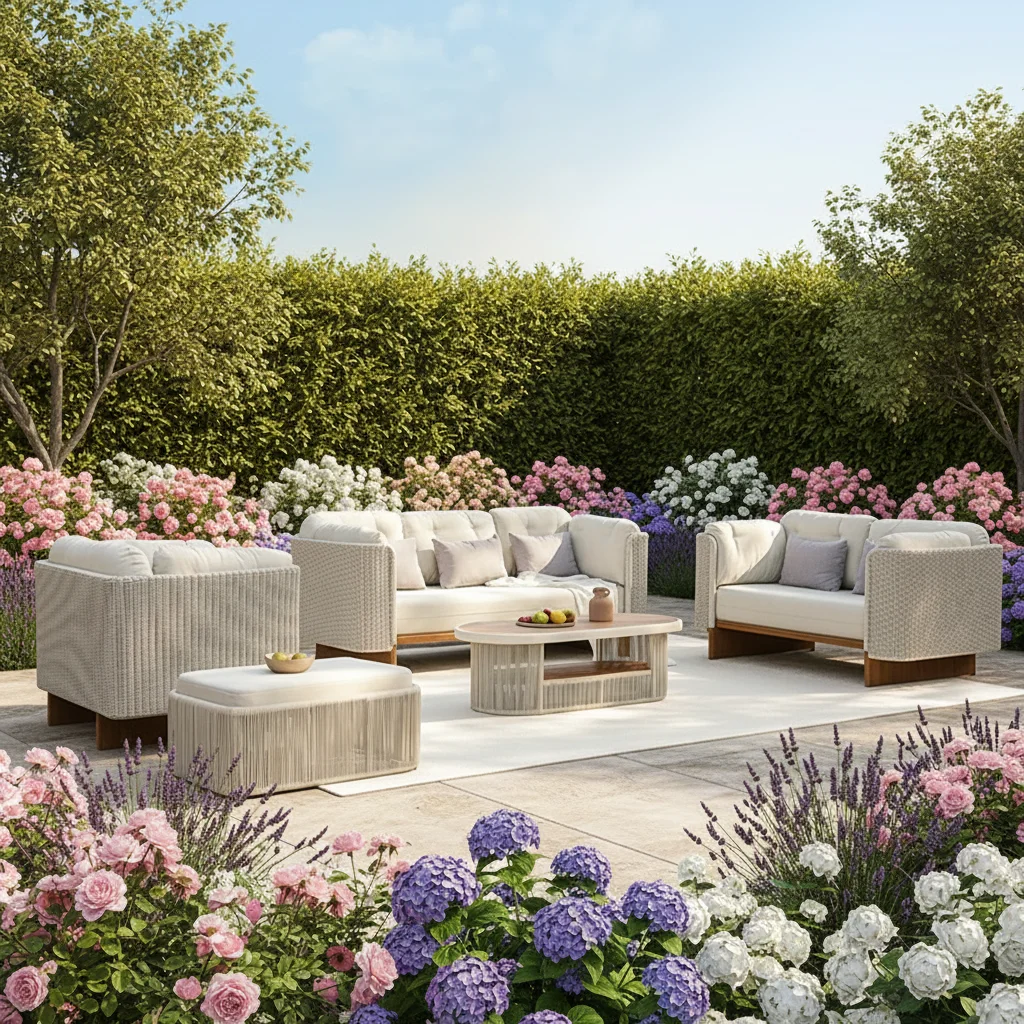 

Meiqi Luxury Modern Durable Outdoor Garden Sofa Set with Aluminum Alloy Frame Waterproof Sunproof Patio Lounge Sofa Combination