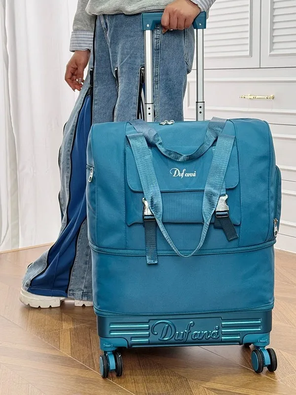 short-trip-lightweight-travel-bag-wet-and-dry-separation-large-capacity-storage-handheld-luggage-bag-with-wheels-for-travel
