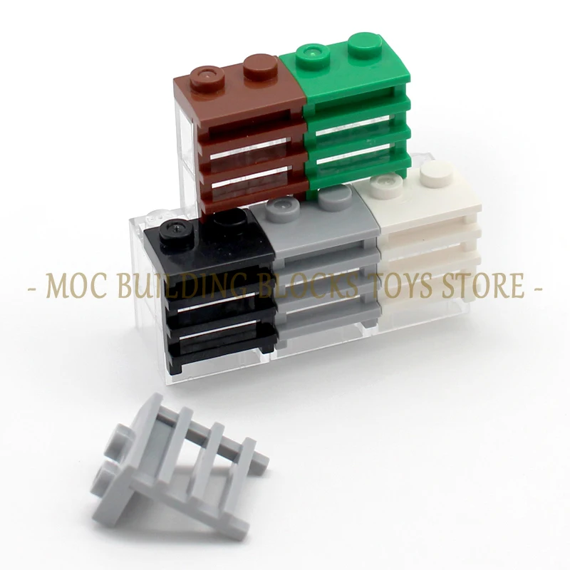 MOC Parts-bloques de construcción de escalera modificada, placa de 4175, 1/2x2x2, ladrillos, rejilla, bricolaje, Educación Creativa, accesorios compatibles, Juguetes