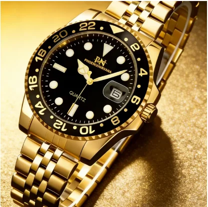 2pcs-men's-luxury-quartz-watch-set-stainless-steel-date-display-waterproof-two-tone-purple-dial-business-casual-wristwatches-rel