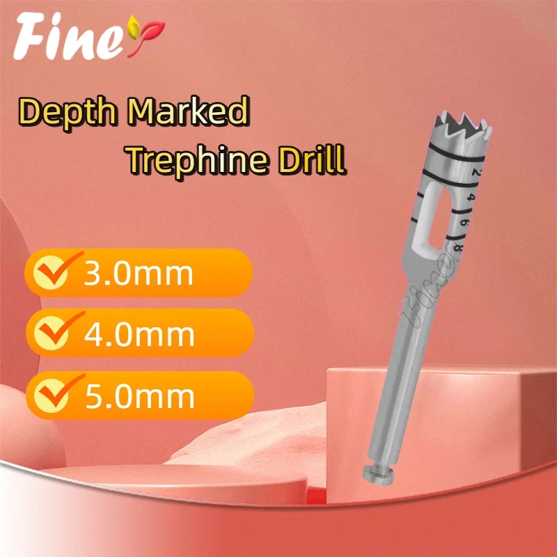 

Finer 1 Pc Dental Implant Bur Trephine Planting Tools Stainless Steel Dentists Instrument Accessories Dentistry Planting Tools