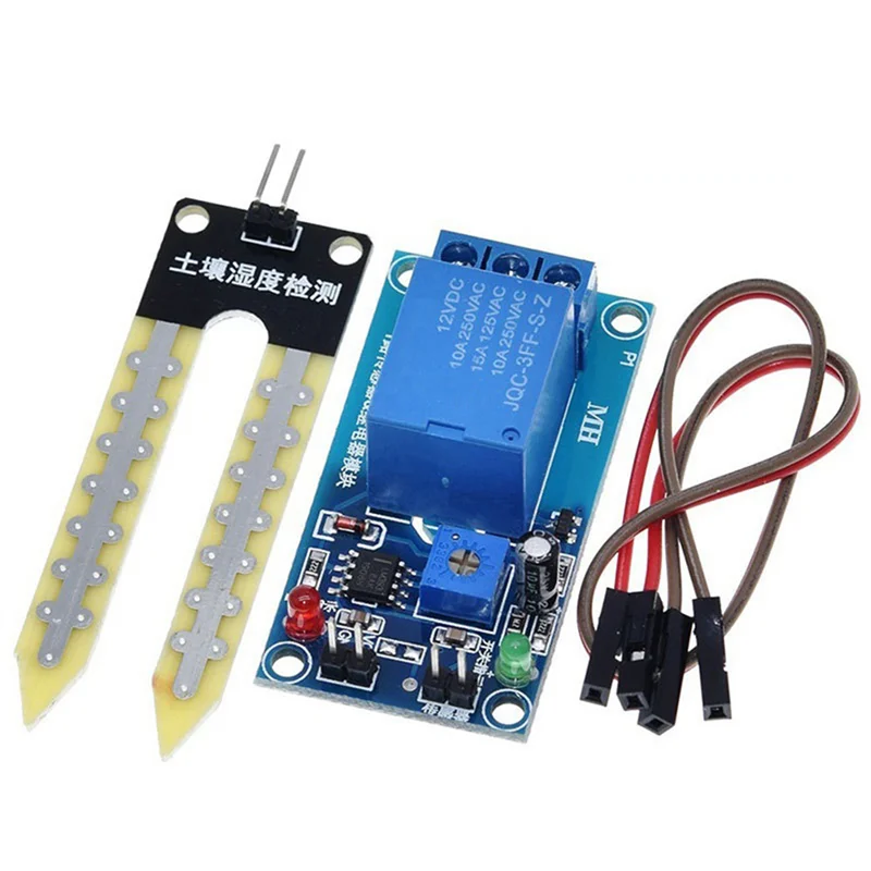 ABFN-Soil Moisture Sensor Relay Control Module Automatic Watering Of The Humidity Starting Switch