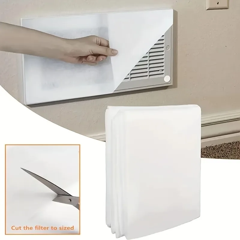 Anti-Haze Window Screen High Density Electrostatic Filter Cotton PM2.5 Removal Reusable Breathable Air Filter for Home Ventila