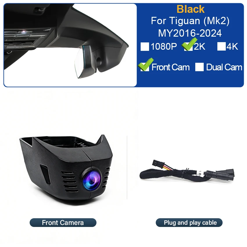 2K Front Cam(Black)