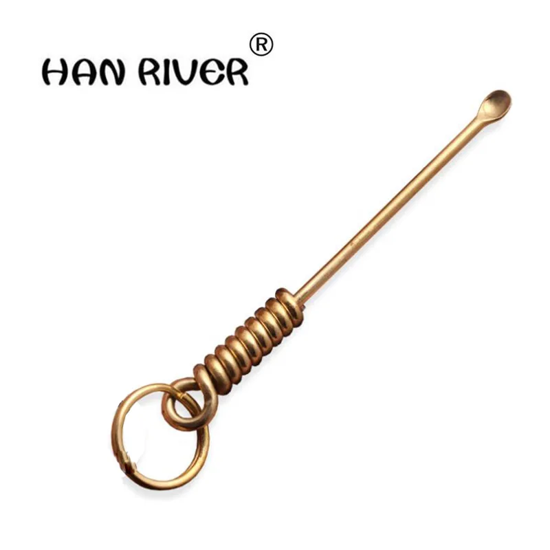 HANRIVER Household adults carry portable earwax spoon dig ear cleaner mini
