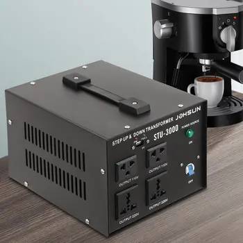 3000W měnič napětí, transformátor 110V na 220V/220V na 110V, zvyšující/snižující napětí, 3režimový výstup pro elektroniku a těžké stroje 10 nejlepší prodej Transformátor 110 V na 220 V 2000 W - №8