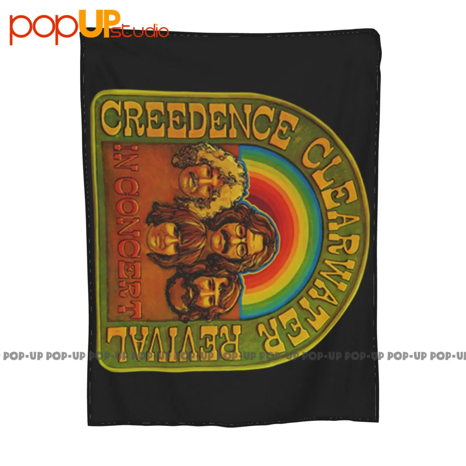 Ccr Creedence Clearwater Revival In Concert Poster Ultra-Soft Blanket Quilt Winter Sofa Cover Bed Covers