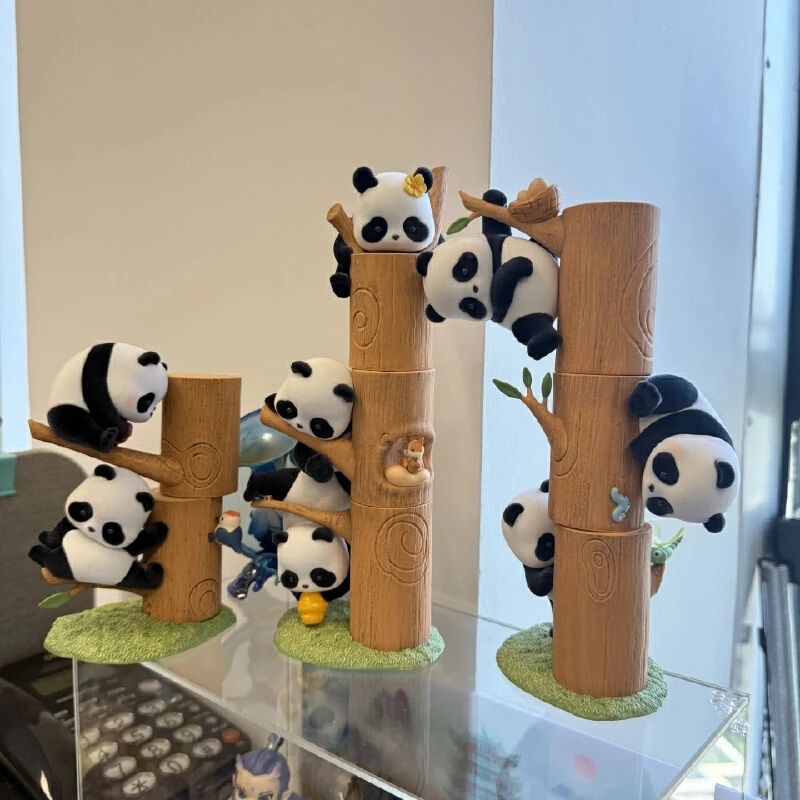 

Genuine 52toys Pandaroll Fat Panda Fruit Tree Stacking Music Blind Box Cute Handmade Trendy Play Kawaii Desktop Ornament Gifts