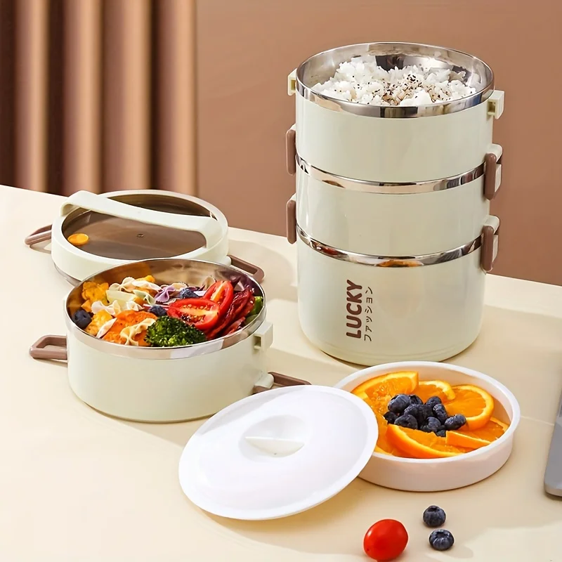 

Multi Layer Lunch Box Portable Stainless Steel Lunch Box Special Lunch Box for Office Workers Large Capacity Food Container