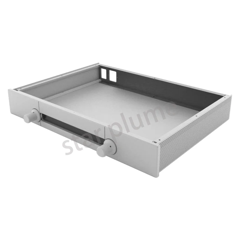 (430*60*310mm) Goldmund All Aluminum Amplifier Case Preamplifier Chassis Aluminum Amplifier Chassis Shell DIY Box