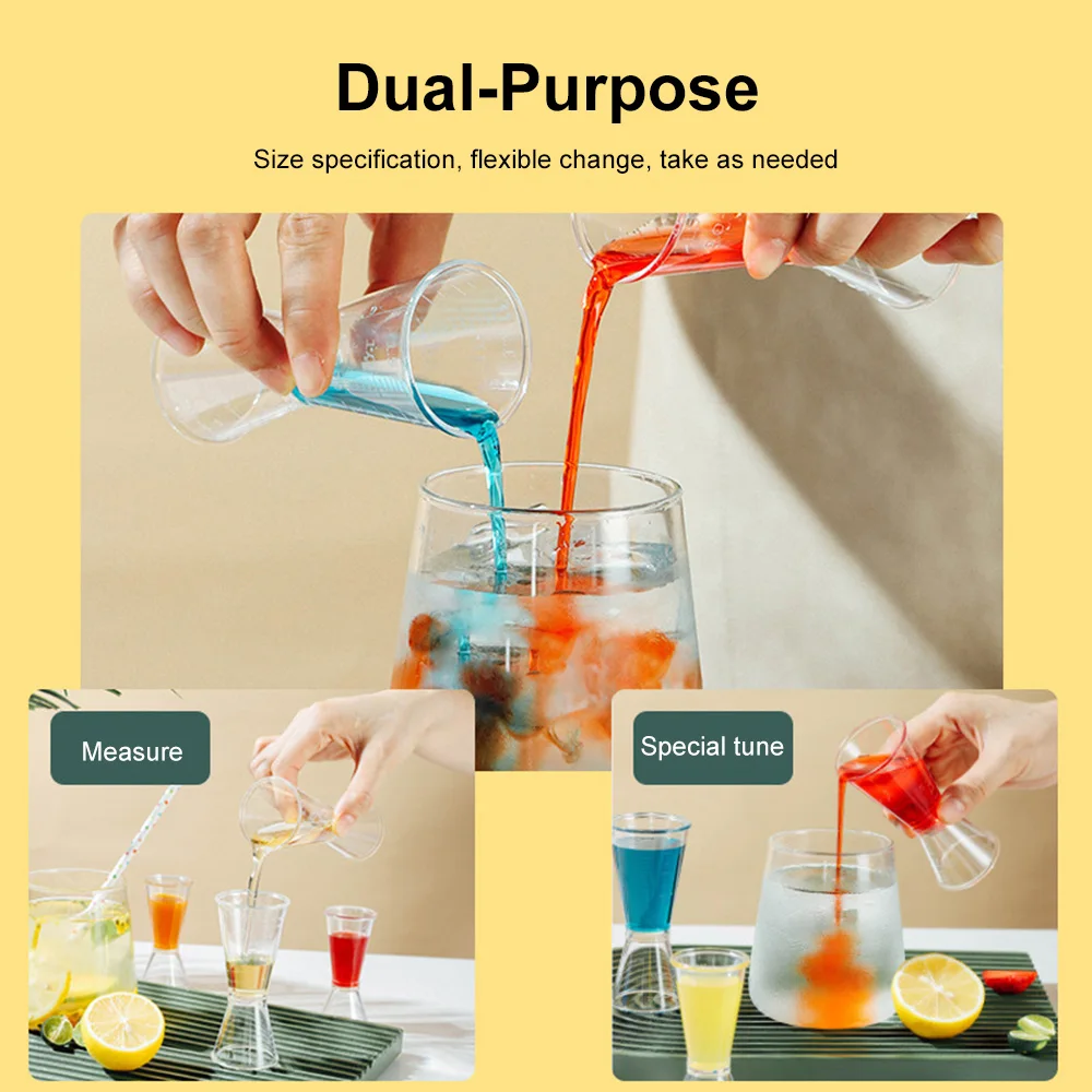 Cocktail Measure Cup For Home Bar Party Useful Bar Accessories Short Drink Measurement Measuring Cup Cocktail Shaker