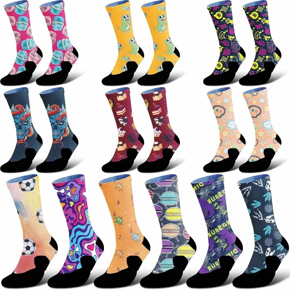 

2025 New Creative Skeleton Pattern Sports Cycling Socks Wrapped in Snakes,Unisex,Durable,Moisture wicking,Fashionable and Trendy