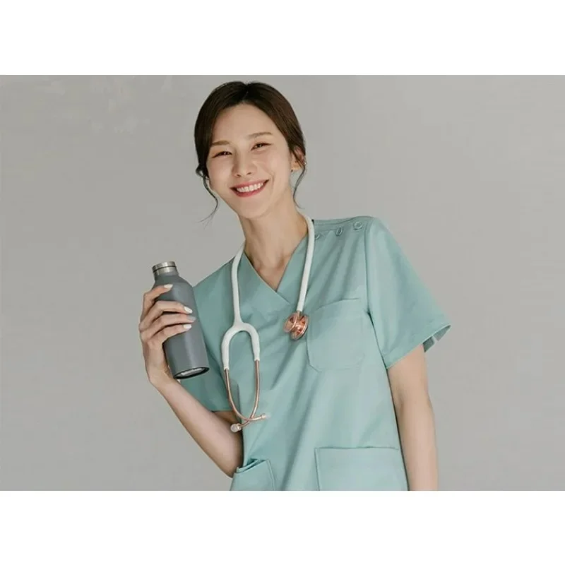 Uniforme de enfermera de hospital para hombre y mujer, traje dividido, ropa de trabajo, ropa de lavado a mano, versión coreana, nuevo