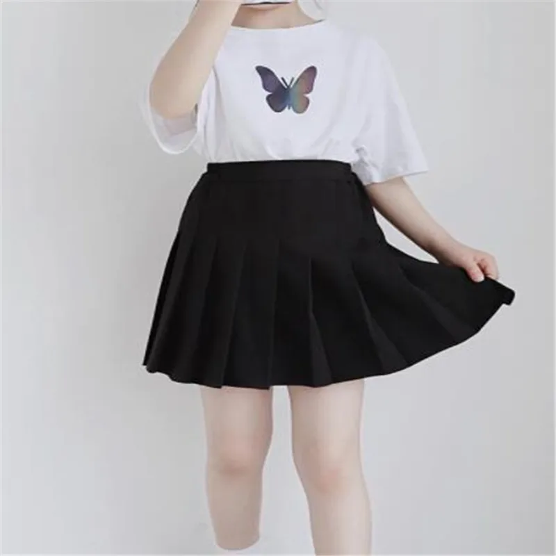 

Summer Kids Girls Mini Skirt Fashion High Waist Plaid Short Skirts Student Teens Girl Cute Sweet Dance Tutu Pleated Skirts 4-166