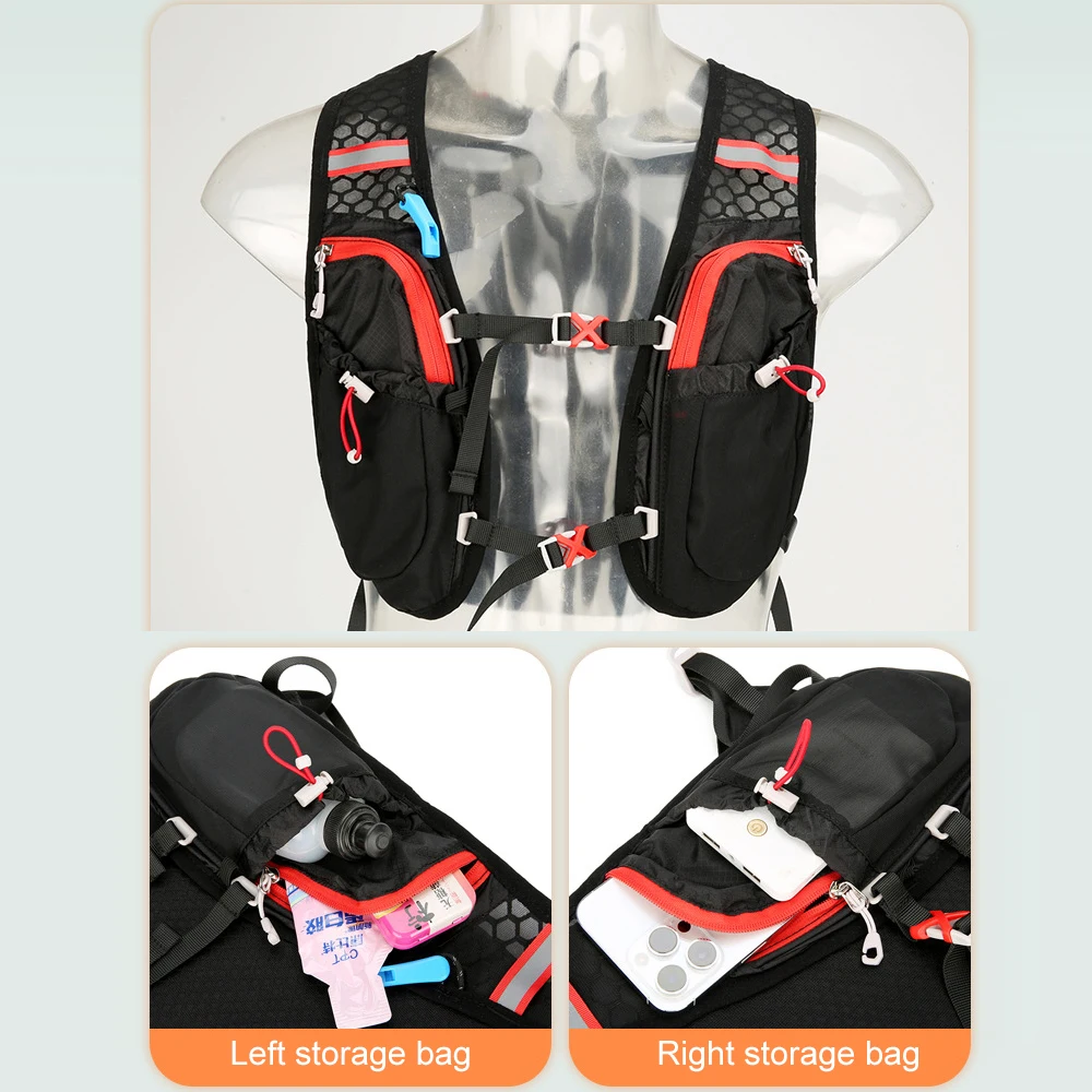 1PCS Running Hydration Vest ,Lightweight Insulated Pack Daypack for Hiking Trail Running Cycling Race Marathon for Women Men