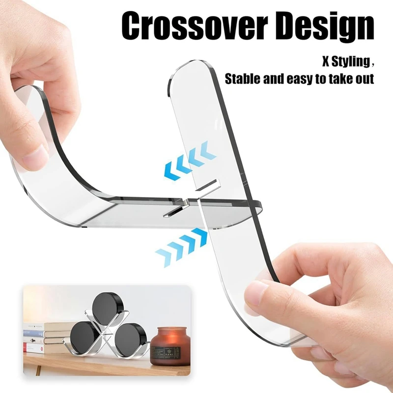 Présentoir de Hockey sur glace, support de rondelle de Hockey en acrylique, présentoir pour rondelles de collection, décoration d'organisation de Hockey sur glace-ABHG