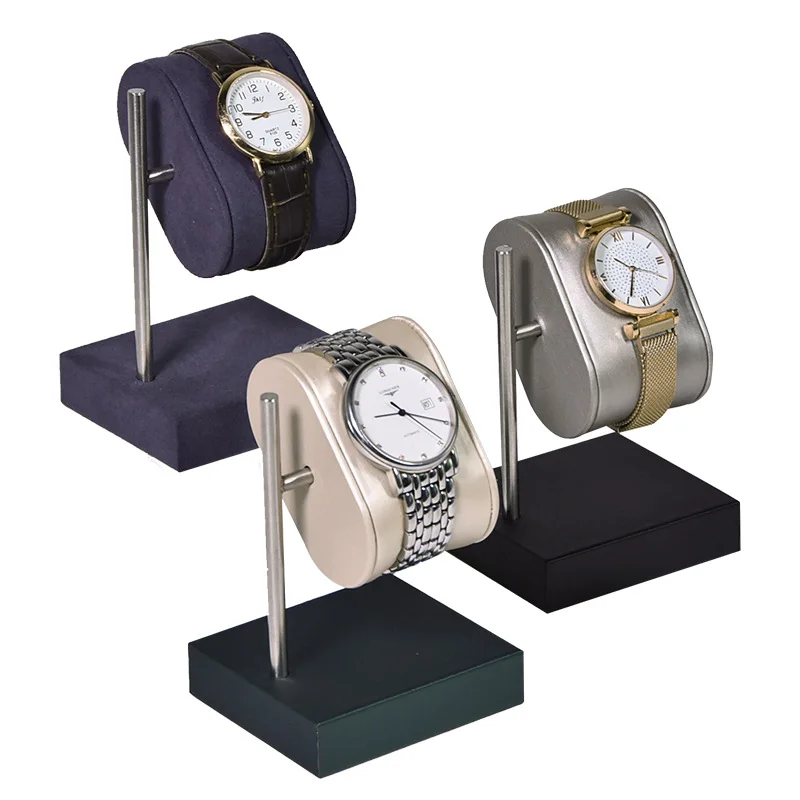 

Watch display props microfiber leather watch holder couple watch display seat home storage