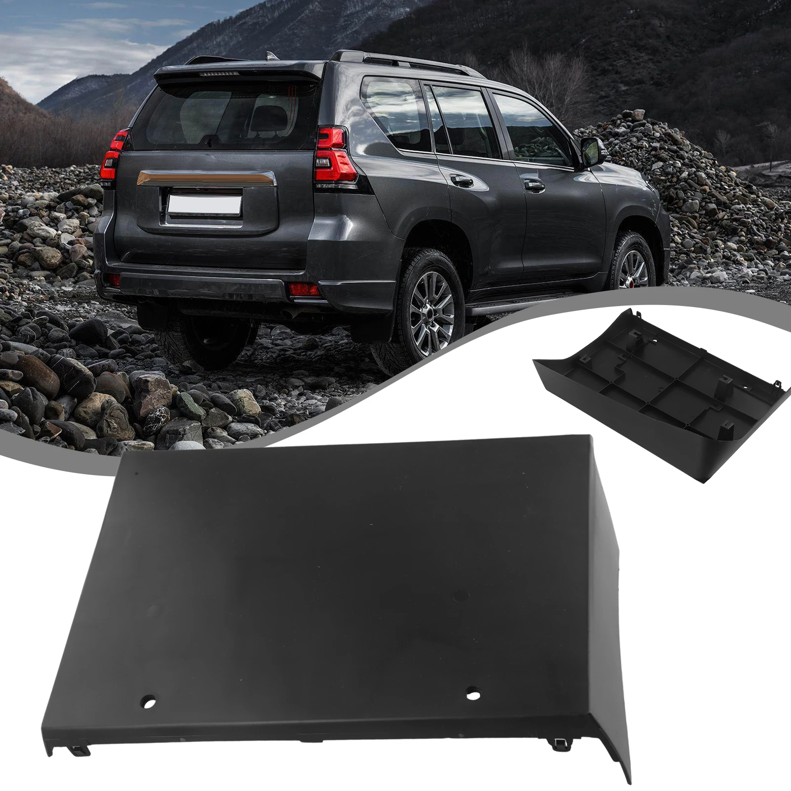 Rear Door Tail Gate License Plate Accessories Car Easy Installation Replacement For Toyota For PRADO 120 LC120 Brand New