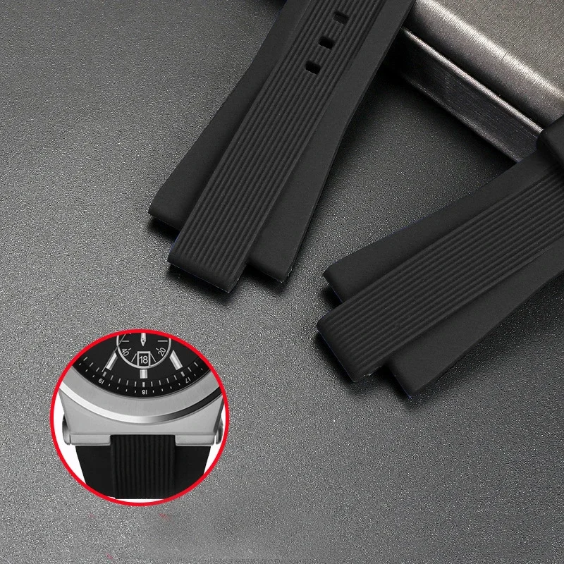 High Quality Silicone Rubber Watch Band Strap For Fits Michael Kors Replacement MK9019 MK8295 MK8492 MK9020 Men\'s Watch 29*13mm