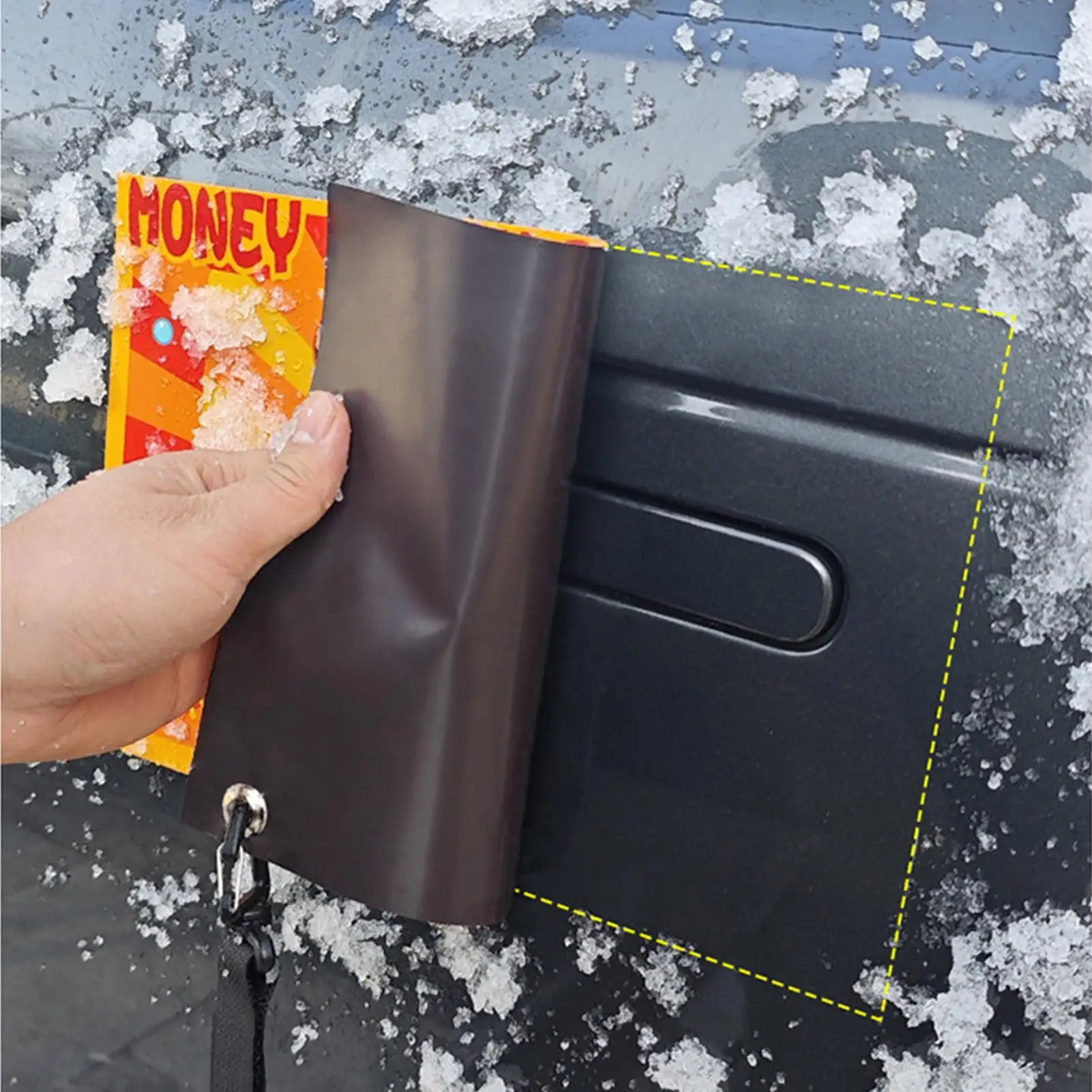 Car Door Handle Antifreeze Sticker Magnetic Suction Anti-Freeze Sticker Car Door Handles Freezing Guard Protector