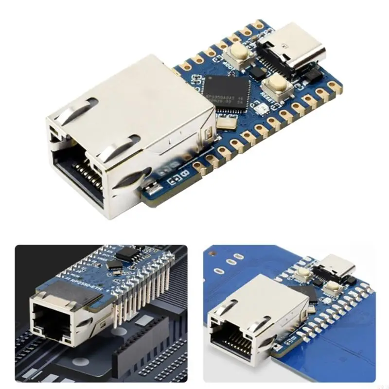 20CB Eficiente RP2350 Tablero desarrollo Ethernet a bordo CH9120 Módulo microcontrolador Procesadores dobles potentes
