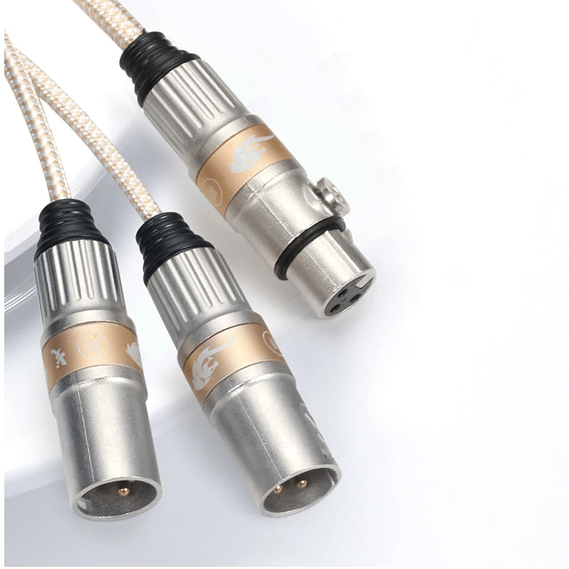 Cavo Audio hi-fi normale 3 Pin XLR femmina a doppio XLR maschio per Mixer scheda Audio Console cavo amplificatore Audio 1M 1.5M 3M 5M 8M