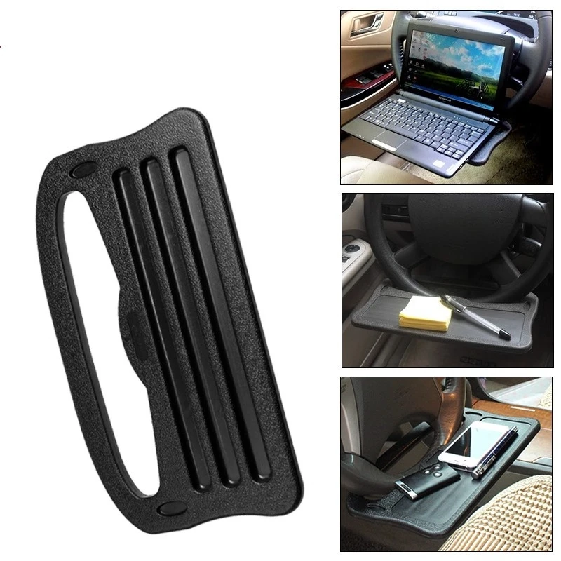 Car Notebook Holder Tablet Multi-function Steering Wheel Card Table Car Dining Wheel Computer Table Workbench Accessories