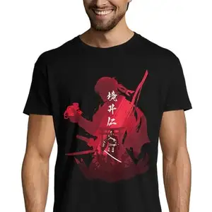 Mesurost Of Twears-T-shirt unisexe minimaliste en coton pour homme, Torii Gate Red Art