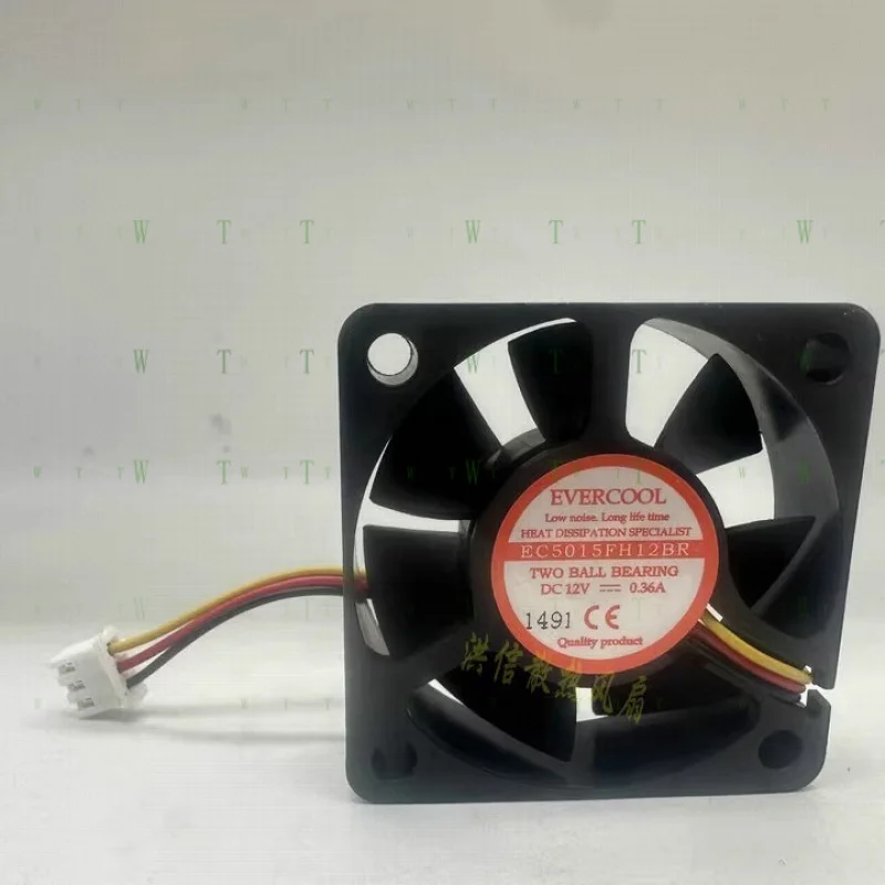 

Вентилятор охлаждения H 1 шт. для EVERCOOL EC5015FH12BR, 12 В постоянного тока, 0.36 А, 50 * 15 мм, с высокой производительностью воздушного потока
