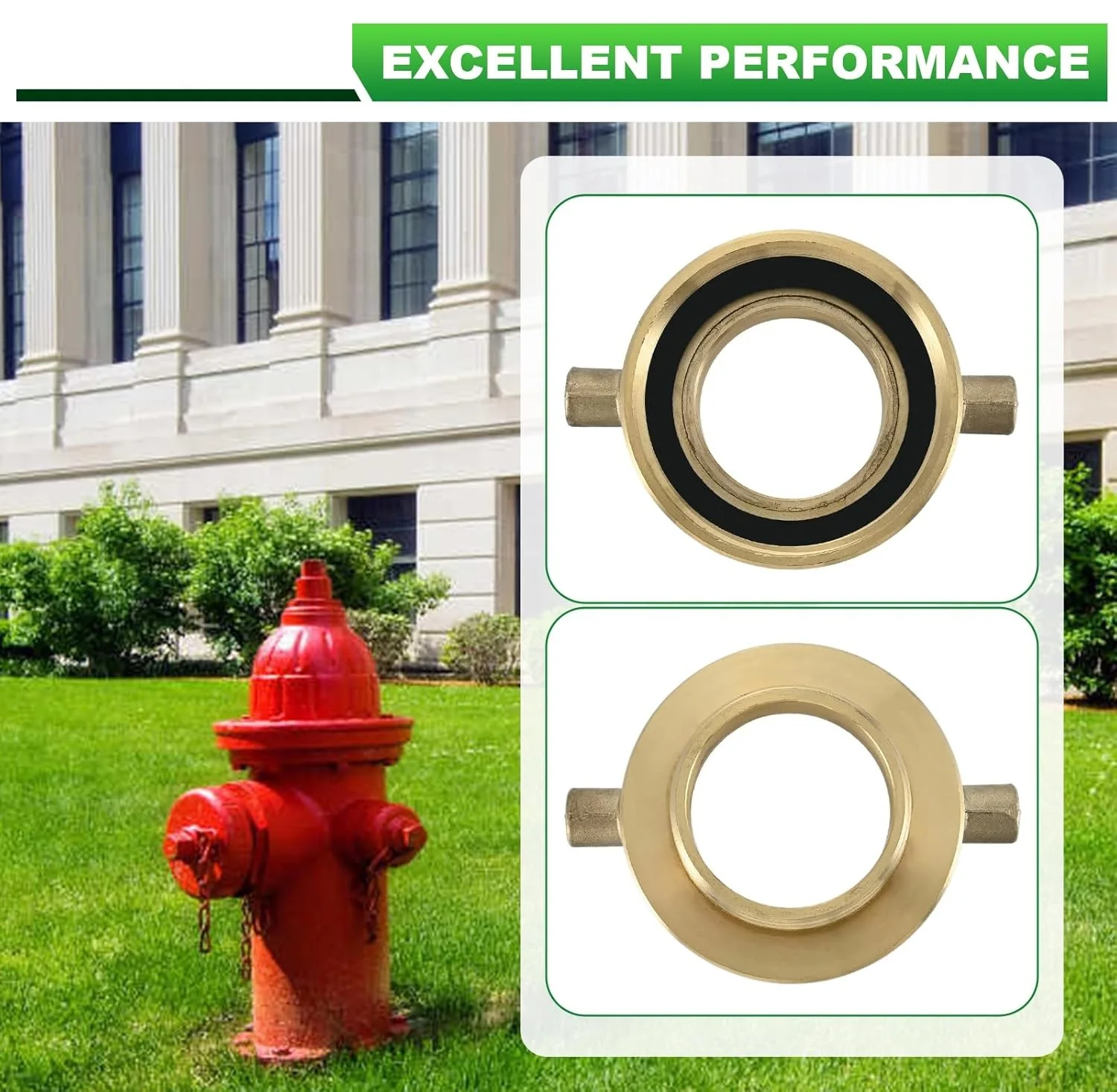 Fire Hydrant Hose Adapter 2-1/2