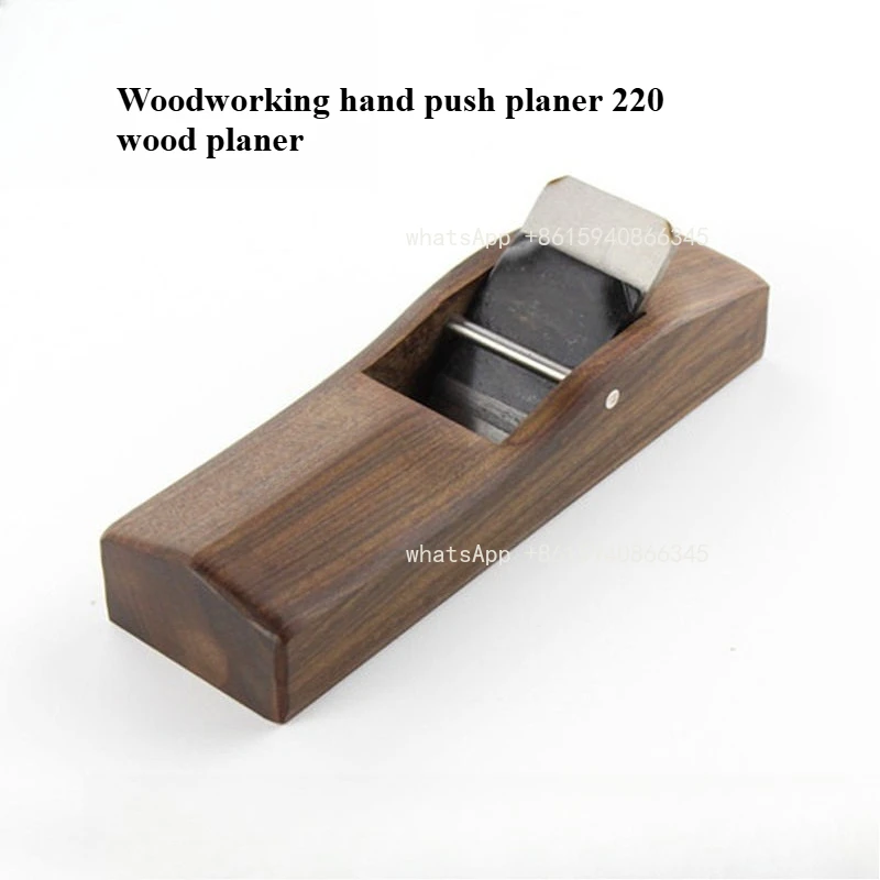 Woodworking Hand Planer 180 Wood Planer Black Sandalwood Woodworking with Handle Hand Planer Set
